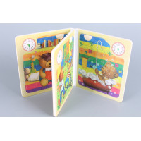 Дървена книга - пъзел - Животни - 6 в 1